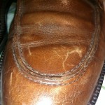 MENS COLE HAAN BROWN OXFORDS CASUAL SIZE 9 M USED