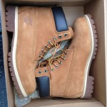 BRAND NEW Mens Stunning Genuine Timberland Brown 100% Leather Boots Size UK 8