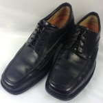 CLARKS STRUCTURES MENS OXFORDS BLACK SIZE 10.5 WIDE NEW WITHOUT BOX