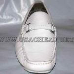 Hugo Boss Men’s Leather Shoes Dreper US White Loafers # 50222144 NEW IN BOX 8.5