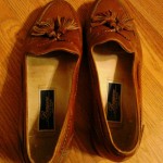 BRAGANO COLE HAAN BROWN LEATHER  TASSEL LOAFERS SHOES SZ 8 M MADE ITALY
