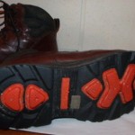 mens sz 12M TIMBERLAND PRO SERIES Steel toe work boots Brown Leather EUC