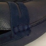 Cole Haan Nike:Air Penny Loafers Blue SOFT Leather Mocans Slip-On  Driving Shoes