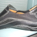 Cole Haan Nike Air Men’s Black Leather Slip On Loafers Sz 10.5 M  Driving Shoes