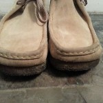 Clarks Wallabees Tan Suede Leather Shoes Men’s Size 13M