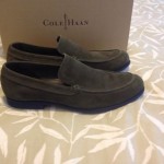 COLE HAAN Men’s Green suede FOLSOM VENETIAN II Shoes Sz 10.5 USA NIB Retail $198
