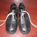 COLE HAAN COUNTRY NIKE AIR BLACK LEATHER OXFORDS MENS SZ 9 M