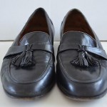 Men’s COLE HAAN oxford slip on leather shoes black 11.5 M