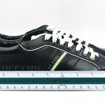 HUGO BOSS GREEN LABEL BLACK CASUAL SNEAKERS SHOES 100% LEATHER NEW SZ 9