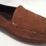 COLE HAAN Mens Slip On Driving Moccassin Loafer Shoe Brown Leather Nubuck Sz 13M