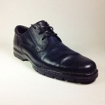 10.5 M Mens Cole Haan Nike Air Black Leather Lace Up Oxford Dress Casual Shoes