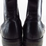 Cole Haan Nike Air Black Leather Slip On Ankle Boots Men Size 10 M