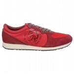 Men’s DIESEL “Great Era” A-Head Sneakers Shoes – Size 11 – Red – MSRP $95 NEW