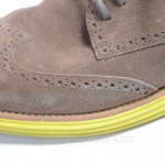 Cole Haan Lunargrand C11095 10 brown taupe suede Oxford Wingtip Green shoe $198