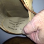 Men’s Beige/Tan TIMBERLAND SHOES Leather Waterproof lace up Oxfords SZ 12 M