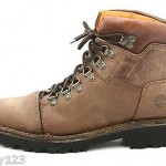 TIMBERLAND LIGHTWEIGHT OILED BROWN LEATHER CASUAL BOOTS  SHOES MENS SIZE 9.5 M