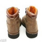 TIMBERLAND LIGHTWEIGHT OILED BROWN LEATHER CASUAL BOOTS  SHOES MENS SIZE 9.5 M