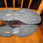GREAT MEN’S COLE HAAN NIKE AIR BROWN LEATHER SLIP-ON LOAFERS – SIZE 11 M