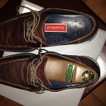 COLE HAAN WATERPROOF BROWN LEATHER SHOES MENS SZ 9.5