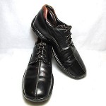 (Men’s) Cole Haan, Casual, Oxford, Black Leather, Size:10.5