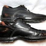 (Men’s) Cole Haan, Casual, Oxford, Black Leather, Size:10.5