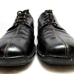 (Men’s) Cole Haan, Casual, Oxford, Black Leather, Size:10.5