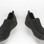 Mens shoes COLE HAAN Nike AIR black leather mesh slip on mocs loafers sz 10.5 M