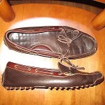 GREAT MEN’S COLE HAAN  BROWN LEATHER DRIVING MOCCASINS DECK SHOE – SIZE 10 1/2 D