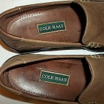 Cole Haan Nike Air Brown Leather Suede/Nubuck Slip On Loafer Driving Shoes 10M