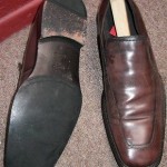 Hugo Boss made in Italy 11 ~ Distressed SeXy Slip on Brown Leather Shoes ~