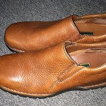 COLE HAAN, Mens Size 10 1/2 M shoes, slip on, brown Leather, Great condition!