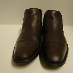 HUGO BOSS BROWN LEATHER ANKLE BOOTS MENS SIZE 7 US SLIP ON FORMAL RETAIL $225