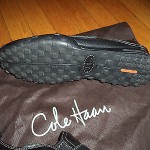 Cole Haan Nike Air Shoes Size 10 Black Leather Men Excellent $190