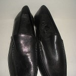 COLE HAAN MEN’S BLACK LEATHER LOAFERS SZ 10 M
