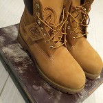Timberland Brown Leather Boots Mens Size 9 Wheat 18094 Waterproof