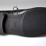 $495 NIB Hugo Boss Dark Brown Matans Wing Tip Dress Boots 10