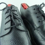 COLE HAAN LEATHER OXFORDS SZ 8.5 W MENS CASUAL DRESS SHOES BLACK LACEUPS