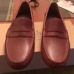 $138 NEW MENS COLE HAAN GUNNISON DRIVING MOCCASIN BROWN LEATHER SHOE SIZE 10.5