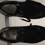 Mens Cole Haan Black Leather Sneakers Shoes Sz. 8.5 M