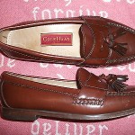 Mens COLE HAAN Brown Leather Dress shoes Sz 8 E