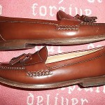 Mens COLE HAAN Brown Leather Dress shoes Sz 8 E