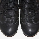 Hugo Boss Orange Label Black Leather Fashion Sneaker Trainer Size 46 US 12.5/13
