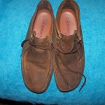 CLARKS ORIGINALS LEATHER  WALLABEES SIZE 9.5 MEN