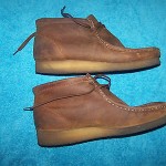CLARKS ORIGINALS LEATHER  WALLABEES SIZE 9.5 MEN