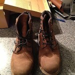 Timberland men’s new Hommes 6″ Premium Leather Waterproof Boots 8.5