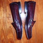 Cole Haan Mens Pinch Penny Dark Brown Leather Casual Slip-On Loafers Shoes 9 M