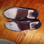 Cole Haan Mens Pinch Penny Dark Brown Leather Casual Slip-On Loafers Shoes 9 M