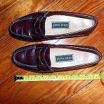 Cole Haan Mens Pinch Penny Dark Brown Leather Casual Slip-On Loafers Shoes 9 M