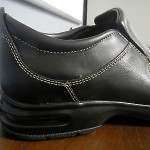 Cole Haan Mens Black Leather shoes Nike Air loafers size 8 New Store Display
