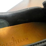 Cole Haan Mens Black Leather shoes Nike Air loafers size 8 New Store Display